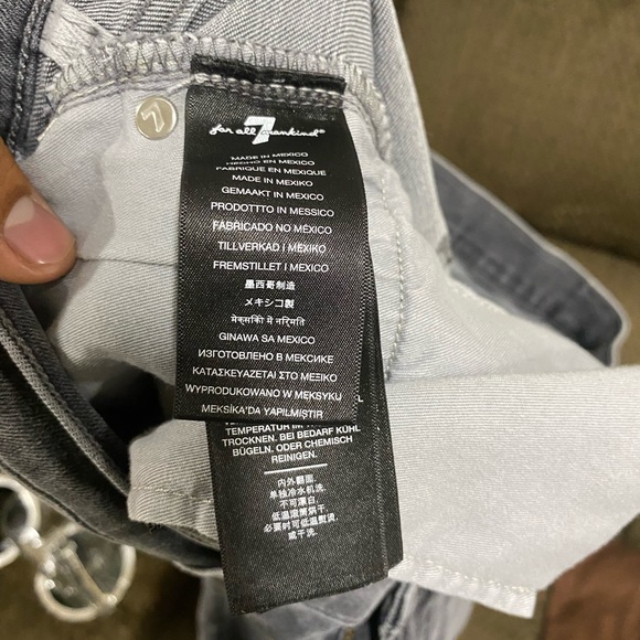7 for all mankind jeans (charcoal) - Picture 4 of 4